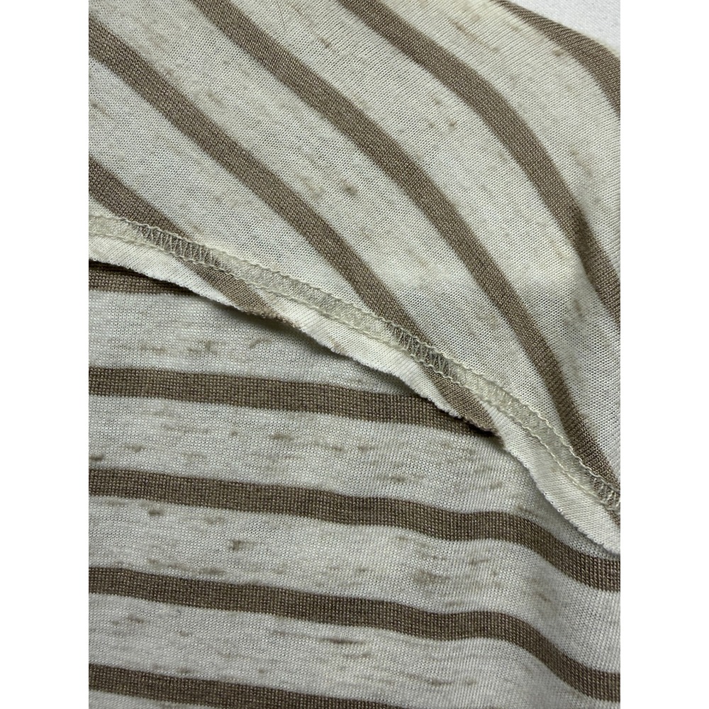 WE THE FREE Striped V Neck Long Sleeve Oversized Casual Top Women's XS Oversized - Picture 4 of 9